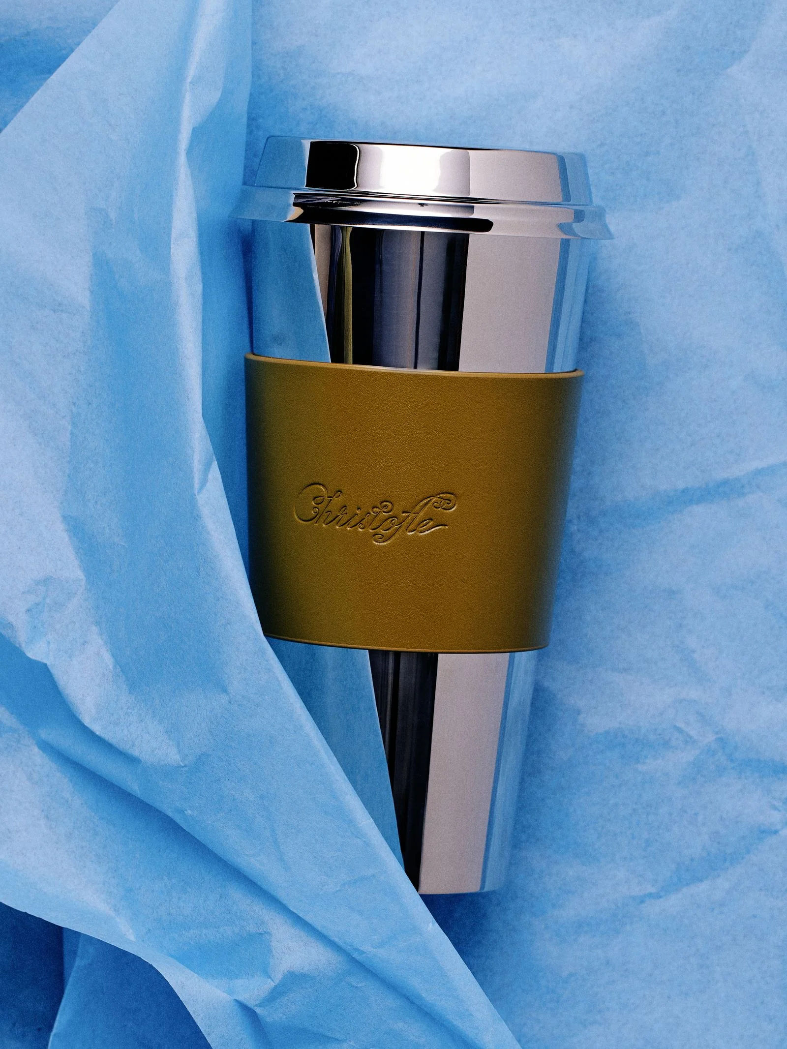 Well take our cup of joe with a side of chrome please. Give his morning brew a polished look with Christofles coffee...