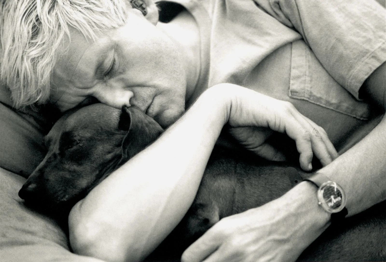 Image may contain David Hockney Person Sleeping Baby Face Head Photography Portrait and Romantic