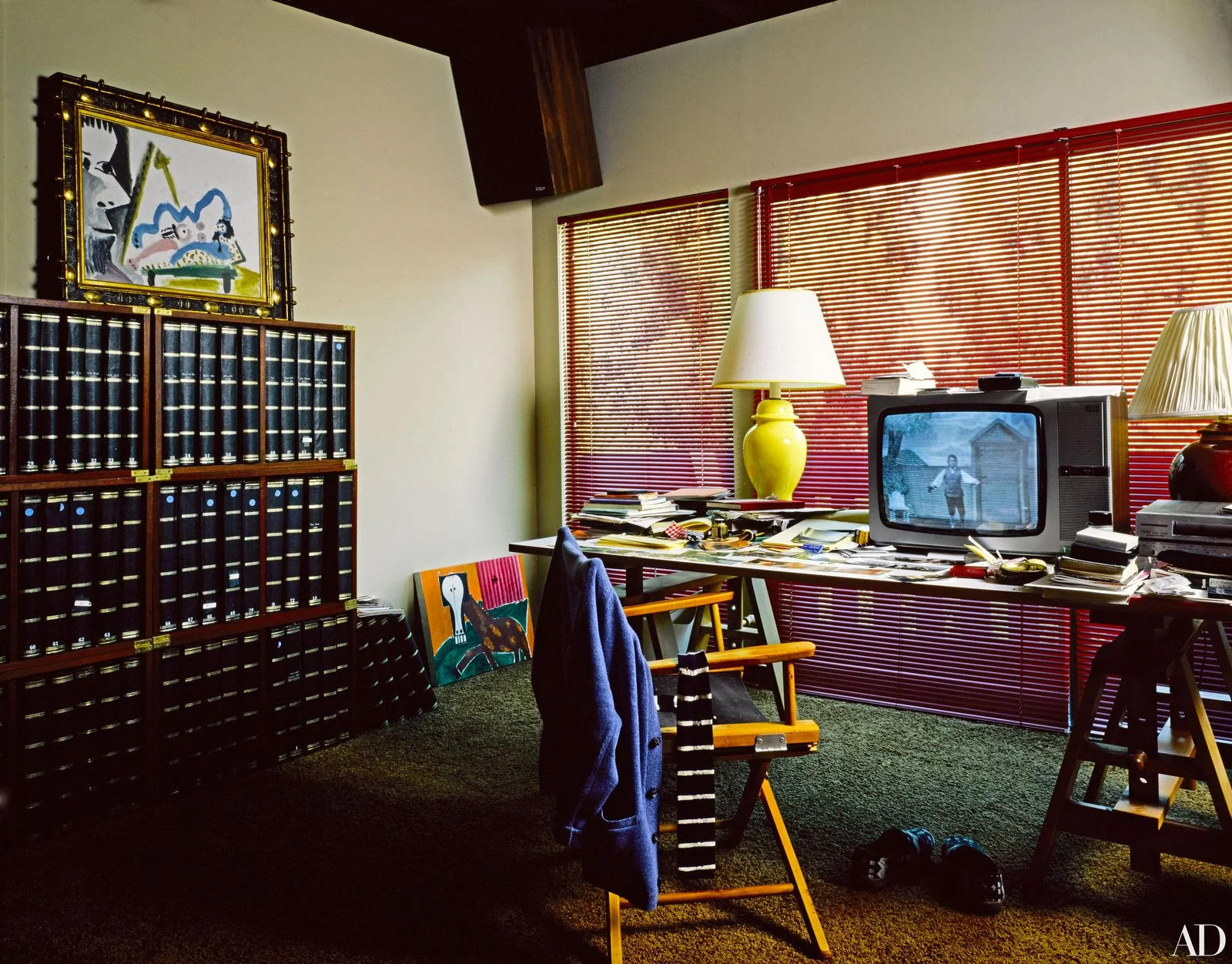 The bedroom.