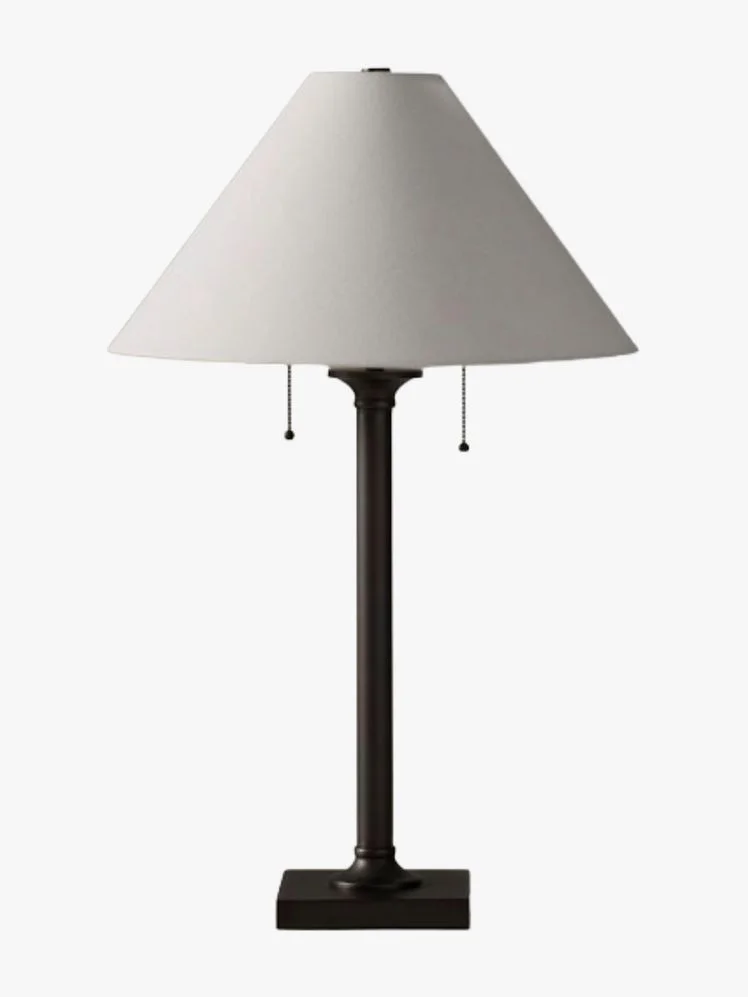 Image may contain: Lamp, Lampshade, and Table Lamp