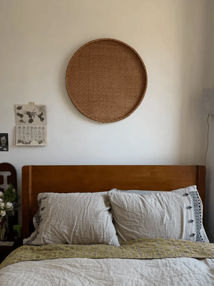 Image may contain: Cushion, Home Decor, Indoors, Interior Design, Pillow, Bed, Furniture, Wood Panels, Bedroom, and Room