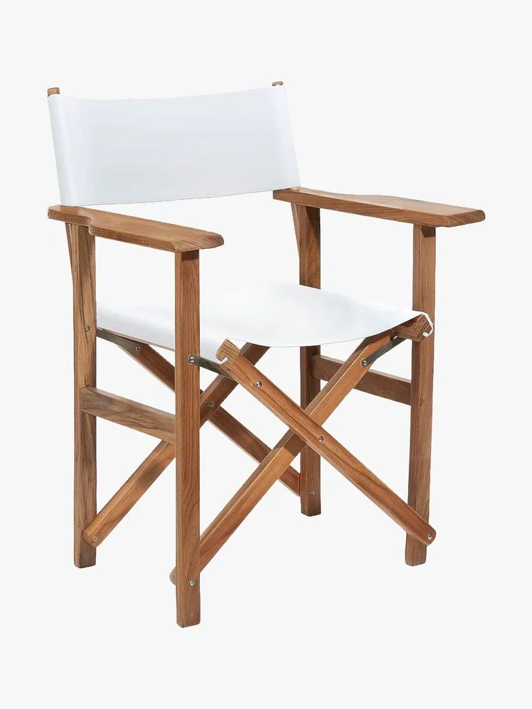 Image may contain: Canvas, Chair, Furniture, and Wood